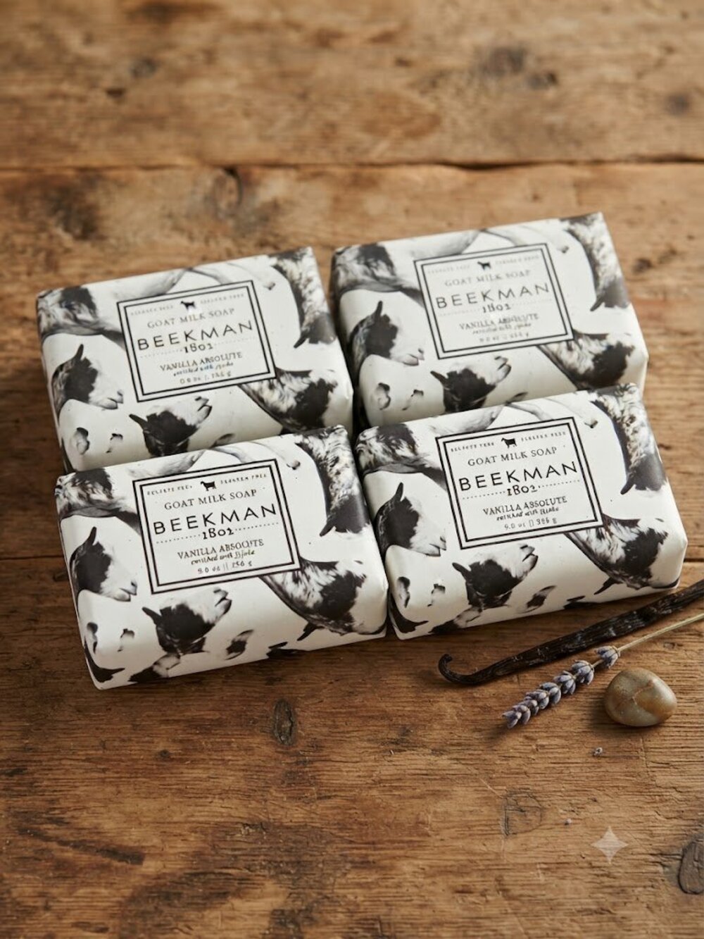 Beekman 1802 Vanilla Absolute Goat Milk Soap - Lot of 4